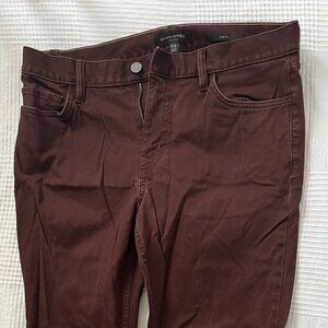 Banana Republic Traverse Men's Slim Fit Dark Brown Casual Pants -- 32x30